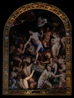 Basilica Santa Croce descente de la Croix (Bronzino)/Firenze